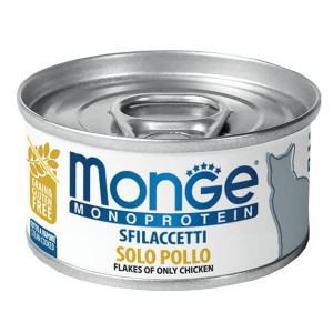 MONGE CAT MONOPROTEIN FLAKES CHICKEN konservi kaķiem Vista 80g